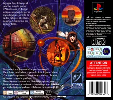 Atlantis - Secrets d Un Monde Oublie (FR) box cover back